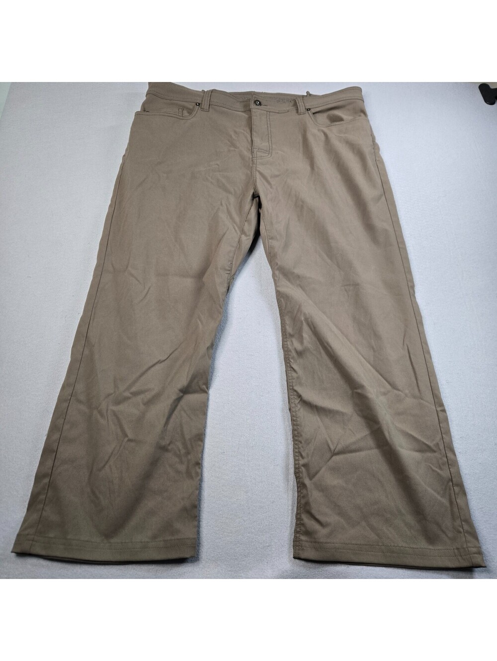 prAna Brion Pant II Mens 42x30 Brown Hiking Outdoor Slim Fit Nylon Stretch Pants